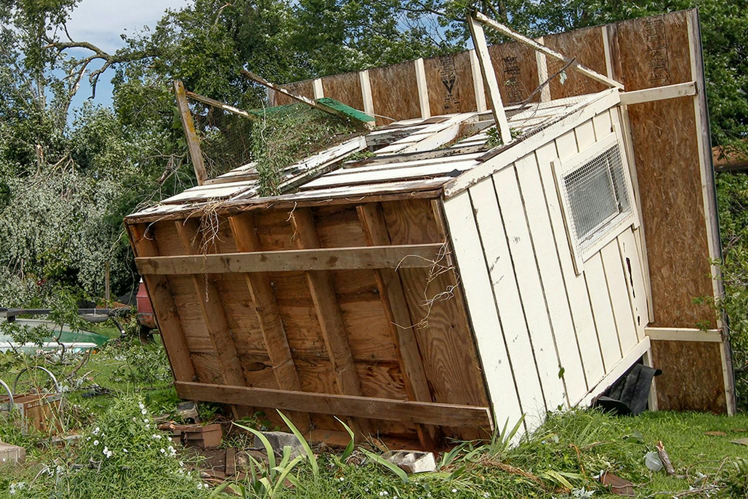 Sæt skuret fast Fundament - sæt skuret fast